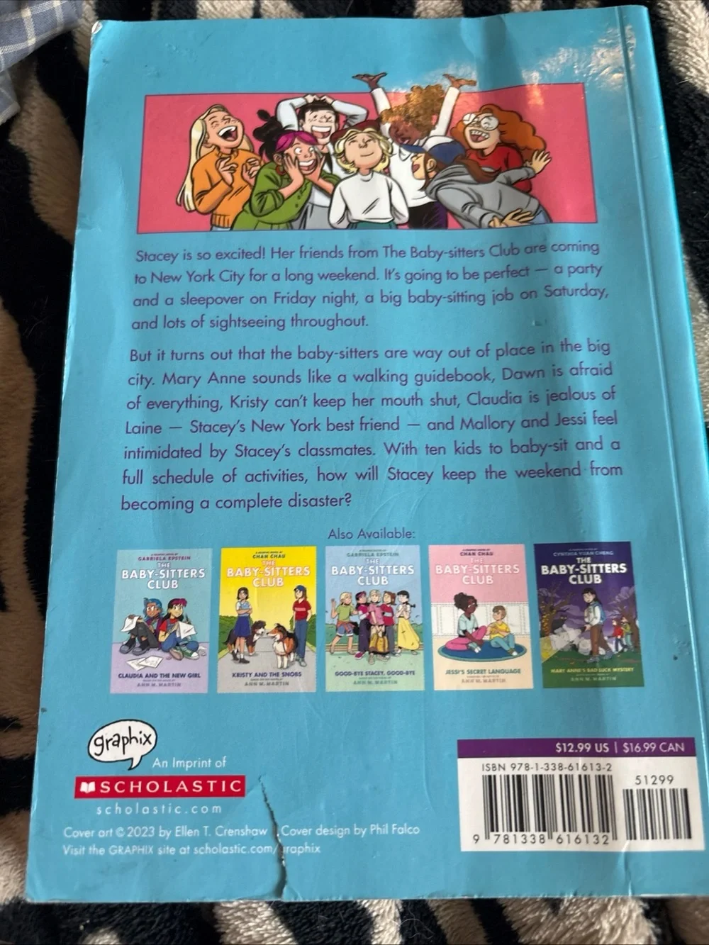 The Baby-Sitters Club: Stacey's Mistake (Graphic Novel) - Teal & Pink Cover